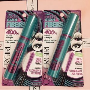 Covergirl the super sizer Fibers mascara x2 bundle